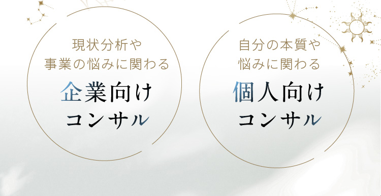 企業向けコンサル,個人向けコンサル